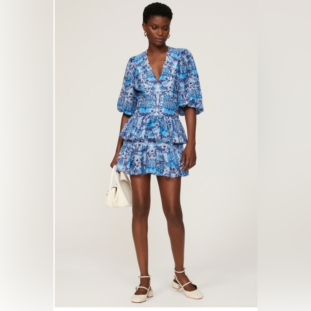 Beautiful Sandro blue floral dress
